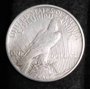1921 PEACE SILVER DOLLAR HIGH RELIEF KEY DATE COIN