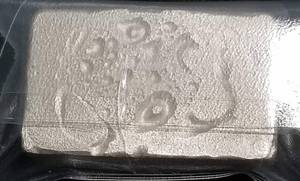 5 TROY OZ. .999 FINE SILVER BAR SILVERTOWNE HAND POURED