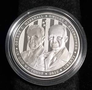 2013 US SILVER DOLLAR FORT LEAVENWORTH ARMY IN AIRTITE