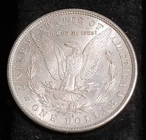 1880-S MORGAN SILVER DOLLAR UNC