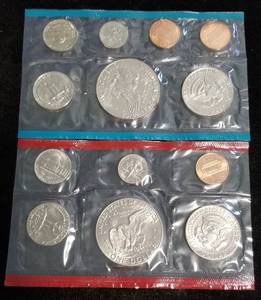1974 US MINT SET WITH IKES 13 COINS
