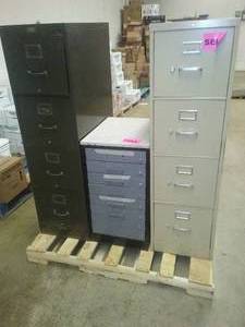 lot 16 image: 3 file cabinets