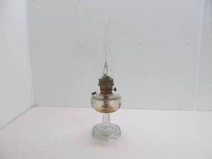 Glass oil lamp vintage