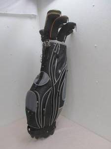 Golf clubs, golf bag