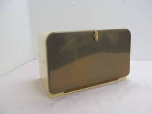 Vintage metal bread box
