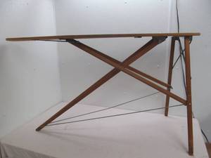 Vintage wood ironing board