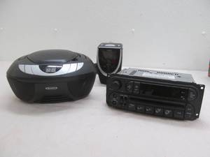 Car stereo, AMFM player, alarm clock