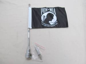 P.O.W motorcycle flag