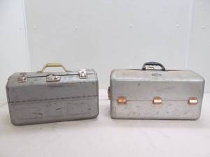Tackle boxes, variety of tackle