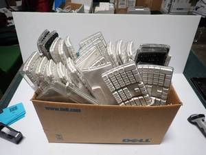 lot 15 image: Lot of wired apple keyboards. 26 total