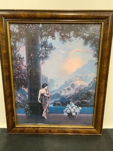 lot 63 image: Very Nice Old Vintage Art Nouveau R. ATKINSON FOX Framed Print - Sunrise
