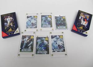 lot 122 image: Lot of Autographed DALLAS COWBOYS Football Cards 