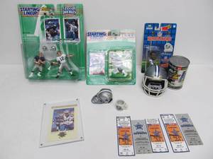 lot 124 image: Group of DALLAS COWBOYS Memorabilia