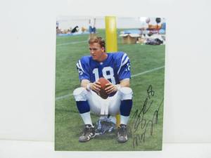 lot 85 image: Authentic PEYTON MANNING Autographed Photo