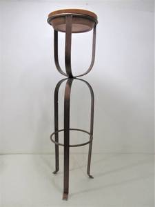 lot 99 image: Vintage Gilt Iron Plant Stand