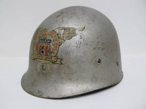 lot 153 image: Awesome Vintage WW2 Era Helmet - Chevrolet Soap Box Derby Championship Contestant Helmet