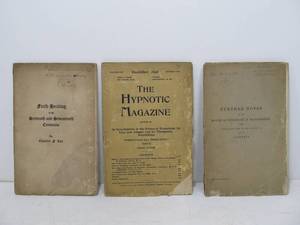 lot 238 image: 3 Early Antique Books on The Metaphysical - Faith Healing etc