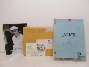 lot 239 image: Archive From 1970s TV Show Alice - Autographs Original Script etc