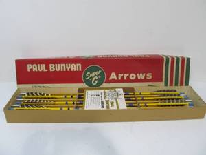 lot 273 image: NOS Vintage PAUL BUNYAN Flight-Matched Arrows