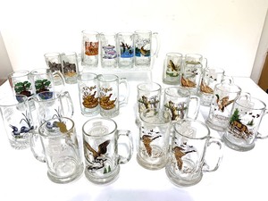 lot 333 image: Large Collection of Vintage SCHMIDT BEER Collectors Series Glass Beer Mugs