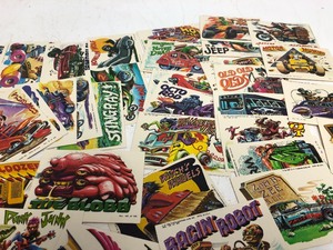 lot 293 image: Lot of Vintage 1980 Topps Weird Wheels Sticker Cards