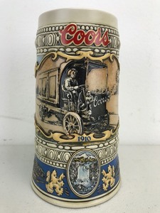 lot 13 image: Vintage 1989 Coors Beer Truck 1910 Beer Stein