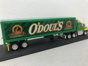 lot 19 image: ODouls Beer Collectable Miniature Semi-Truck w Stand