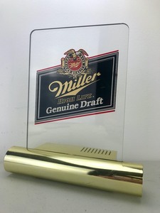 lot 32 image: Miller Genuine Draft Lighted Beer Sign (Does NOT Light)