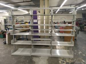 lot 1 image: Double Side Beige Shelf