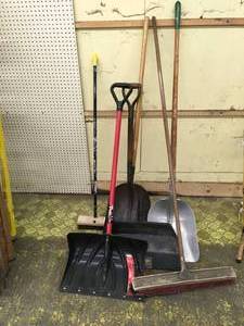 lot 30 image: Brooms & Shovels