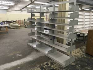 lot 3 image: Double Side Beige Shelf