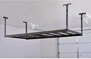 lot 24 image: 42 in. H x 96 in W x 48 in. D Overhead Ceiling Mount Garage Rack