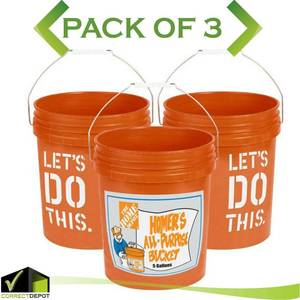 lot 27 image: 5 Gal. Homer Bucket (3-Pack)