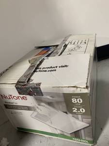 lot 41 image: 80 CFM Ceiling Bathroom Exhaust Fan with Light and 1300-Watt Heater