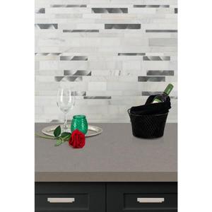 lot 91 image: Moderno Blanco Interlocking covers 1.5 sq ft per peice, 4 pack