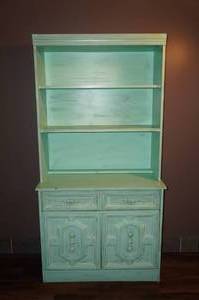 lot 41 image: Refinished Wood Hutch