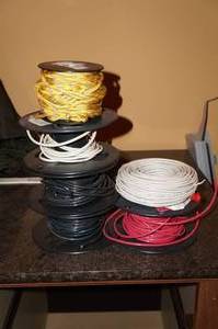 lot 49 image: Spools of Wire and Rope