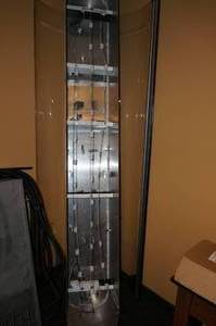 lot 71 image: Outdoor Lighted Sign Cabinet