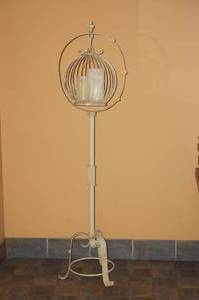 lot 73 image: Decorative Birdcage Candle Holder