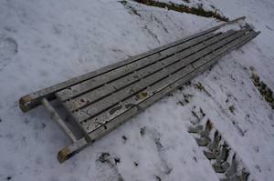 lot 73 image: Werner 2412 12 Aluminum Plank