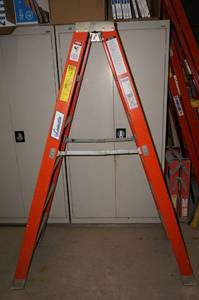 lot 82 image: Louisville 6 Double Sided Folding Ladder