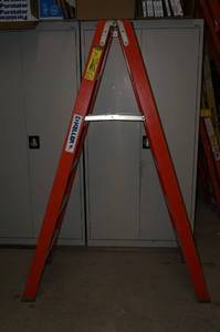lot 86 image: Keller 6 Double Sided Folding Ladder