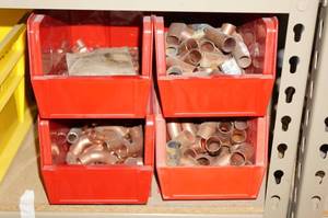 lot 158 image: Copper Pipe Connectors