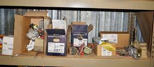 lot 161 image: Contents of Shelf - Circulator Pumps