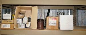 lot 162 image: Contents of Shelf - HVAC, Electrical