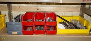 lot 180 image: Contents of Shelf - 12 Cast Fittings