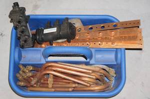 lot 190 image: Copper Sections and Hangers