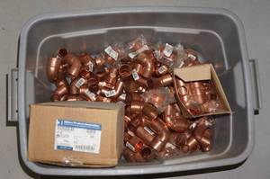 lot 204 image: Copper Fittings