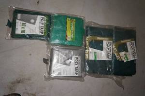 lot 268 image: 5 NEW Tarps