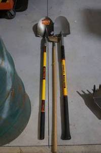 lot 341 image: 2 Spade Shovels, Chipper